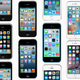 A mosaic of iPhones through the years